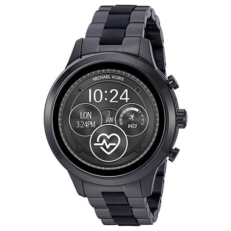 michael kors access damen touchscreen smartwatch runway mkt5058|Gen 4 Runway Black.